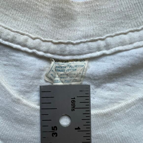 True Vintage 70s I Survived Chicago Blizzard 79 T Shirt Single Stitch M Winter - Picture 4 of 8